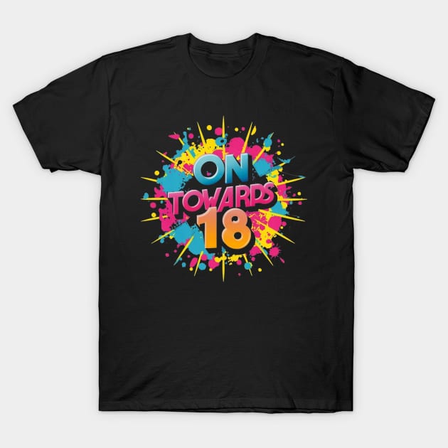 18th Birthday Celebration Design T-Shirt by Izhan's Fashion wear